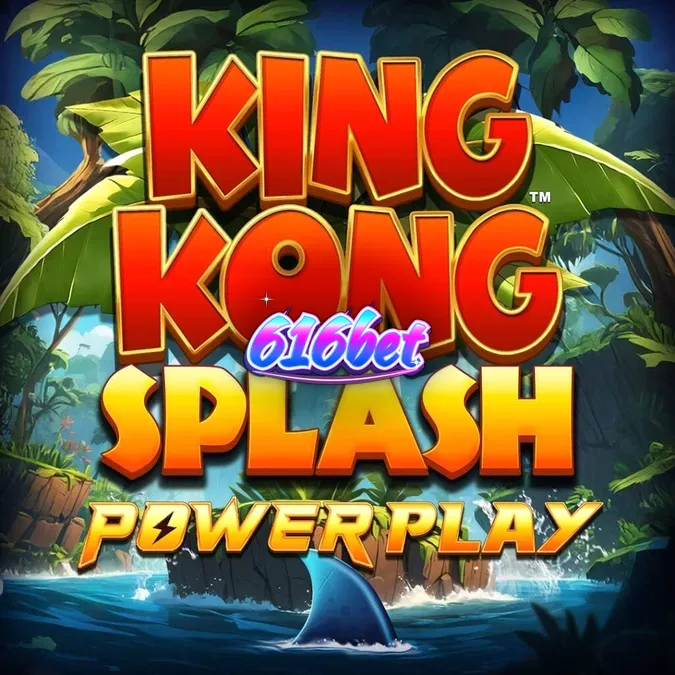 King Kong Splash: Power Play slot interface com elementos tropicais